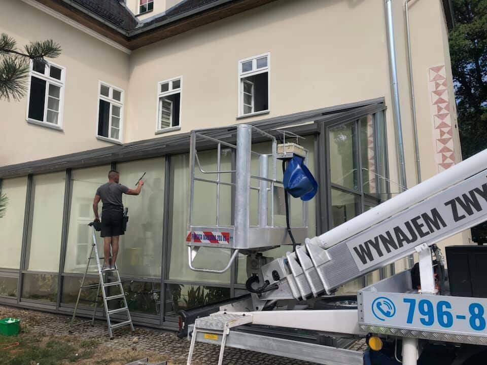 Mycie okien na linach Bielsko-biała Mycie okien na linach