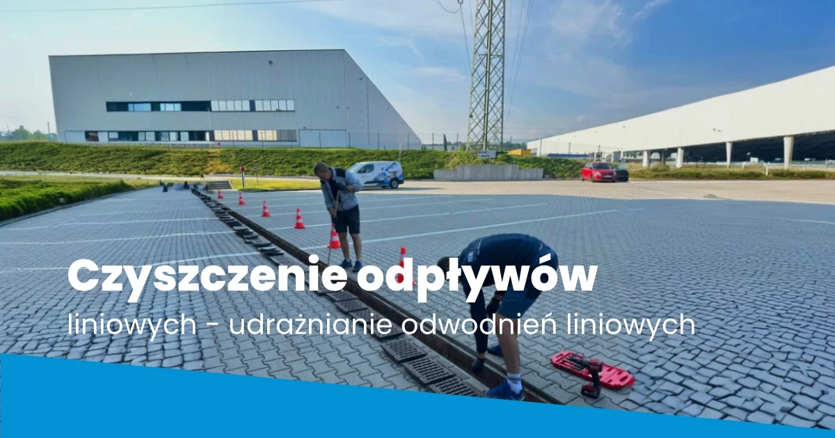 Czyszczenie odpływów liniowych Czyszczenie odpływów liniowych