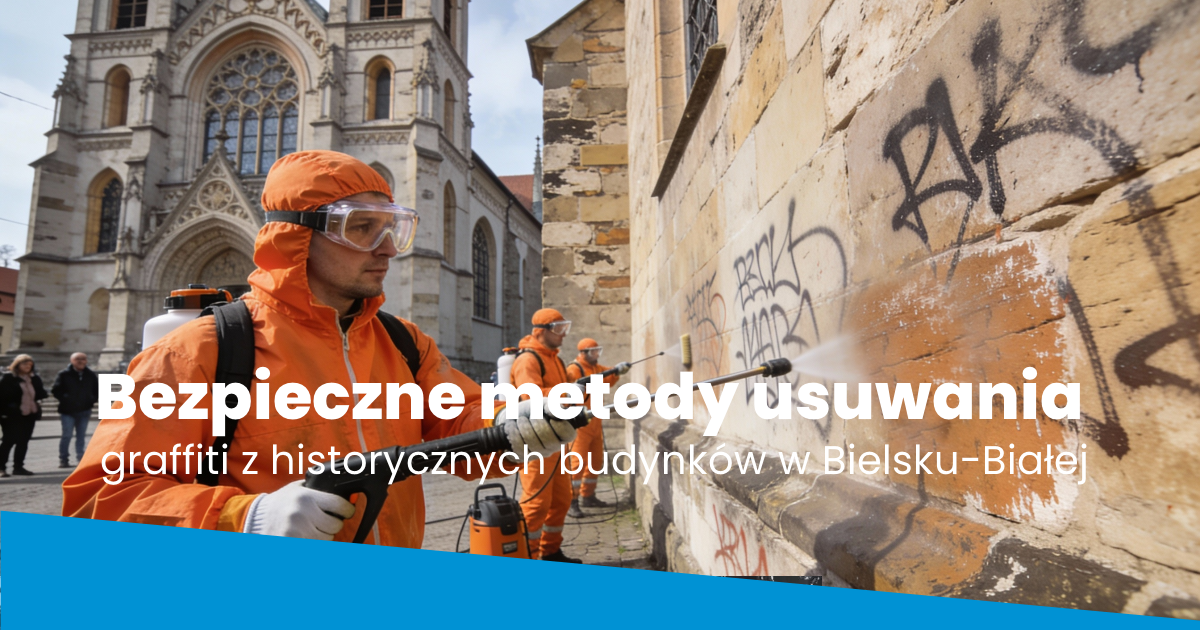 Bezpieczne metody usuwania graffiti z historycznych budynków w Bielsku-Białej