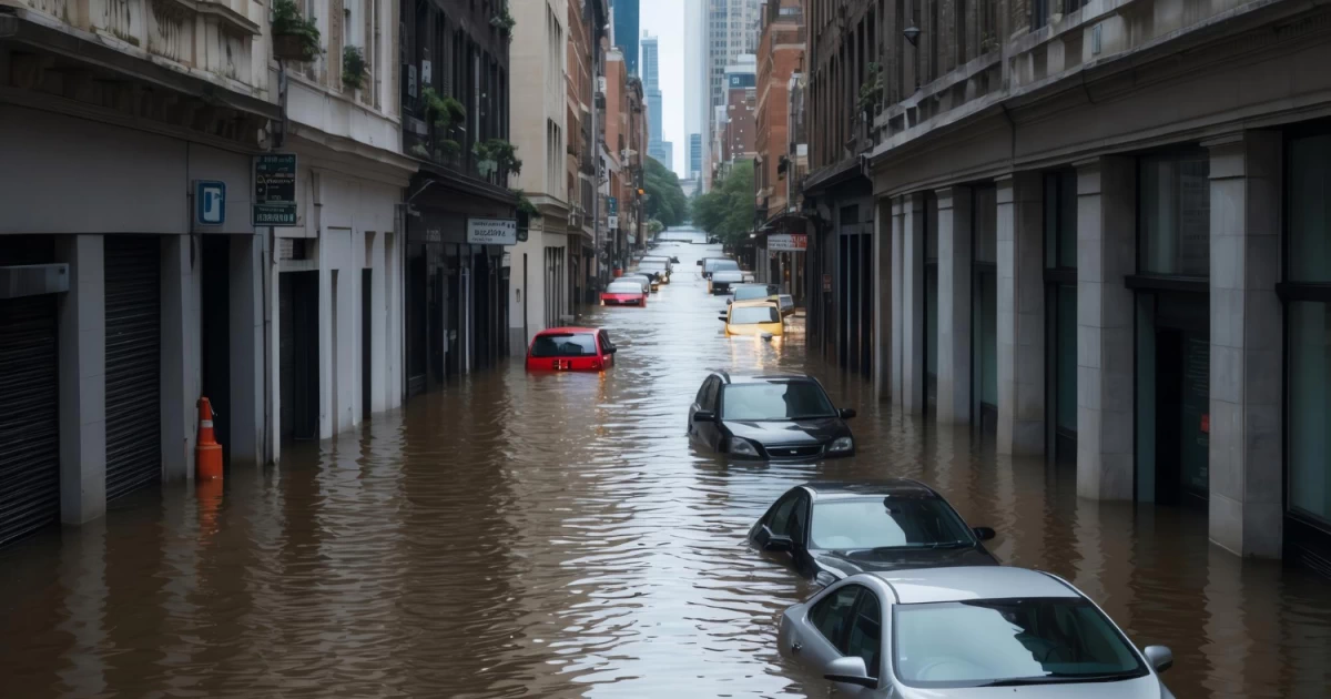 Zalane budynki po powodzi konieczność ozonowania